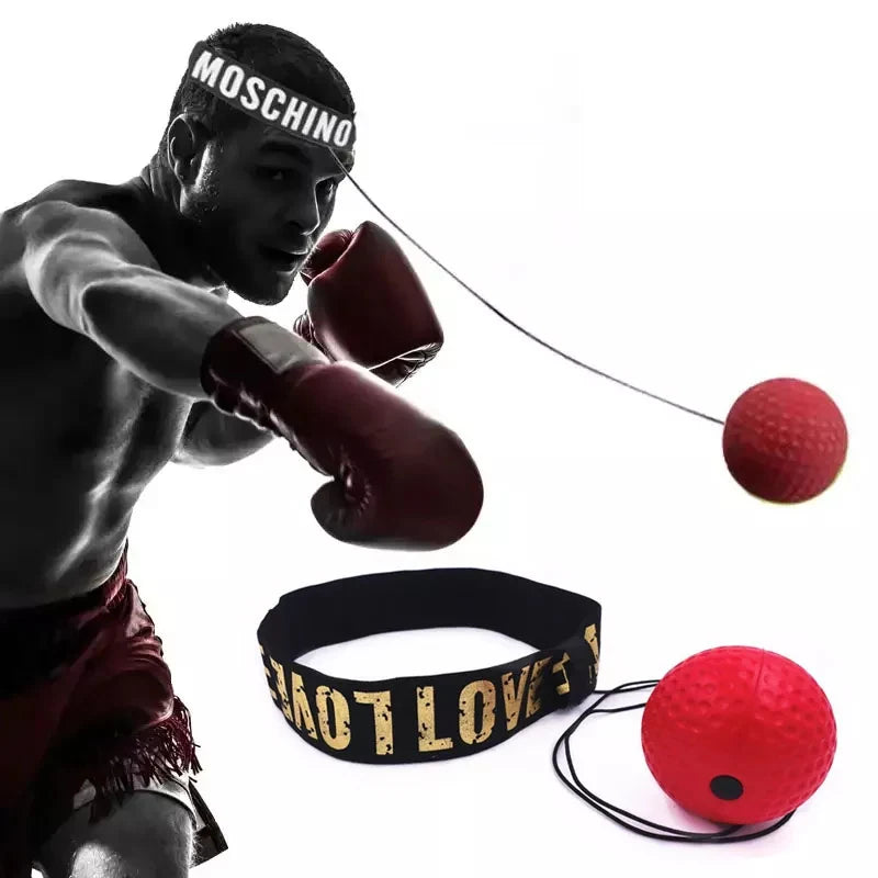 Head-Mounted PU Boxing Speed Ball