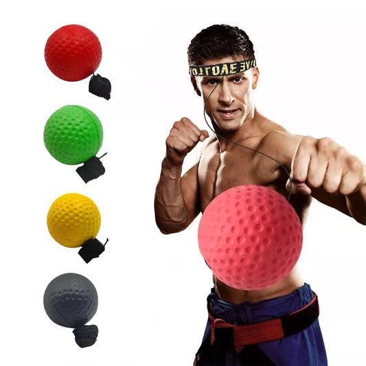 Head-Mounted PU Boxing Speed Ball